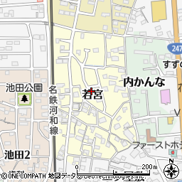 愛知県知多郡武豊町若宮123-7周辺の地図