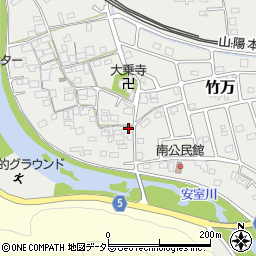 兵庫県赤穂郡上郡町竹万235周辺の地図