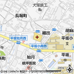 バロー平坂店周辺の地図