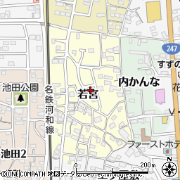 愛知県知多郡武豊町若宮123-6周辺の地図