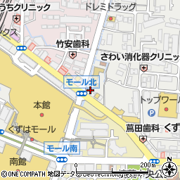 ドコモショップ　樟葉駅前店周辺の地図
