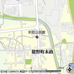 兵庫県たつの市龍野町末政83周辺の地図