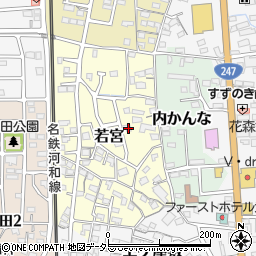 愛知県知多郡武豊町若宮123-4周辺の地図