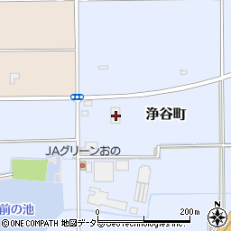 兵庫県小野市浄谷町3196周辺の地図