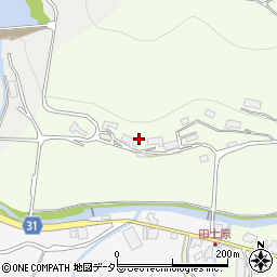 岡山県加賀郡吉備中央町田土102周辺の地図