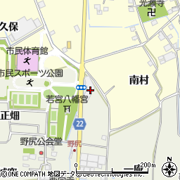 京都府八幡市野尻北ノ口9周辺の地図