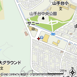 茨木警察署山手台交番周辺の地図