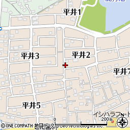 愛知県知多郡武豊町平井周辺の地図