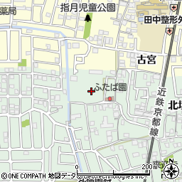 京都府城陽市久世北垣内135周辺の地図