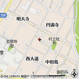 愛知県西尾市徳次町円満寺72周辺の地図