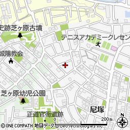 京都府城陽市寺田尼塚12周辺の地図