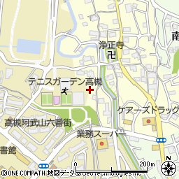 大阪府高槻市奈佐原元町32周辺の地図