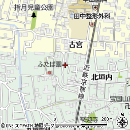 京都府城陽市久世北垣内69周辺の地図
