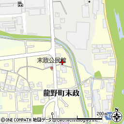 兵庫県たつの市龍野町末政84周辺の地図