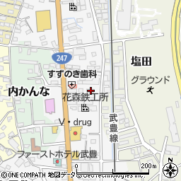 愛知県知多郡武豊町口田54周辺の地図
