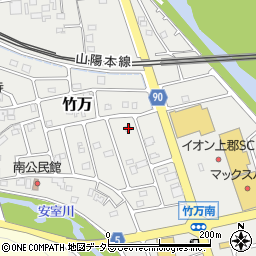 兵庫県赤穂郡上郡町竹万2132周辺の地図