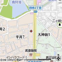 三河開化亭 武豊店周辺の地図