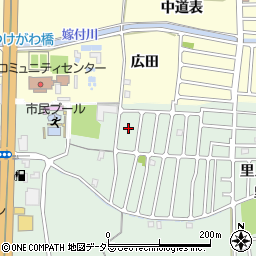 京都府城陽市久世里ノ西231周辺の地図