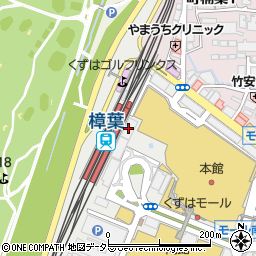 京阪くずは駅ビル周辺の地図