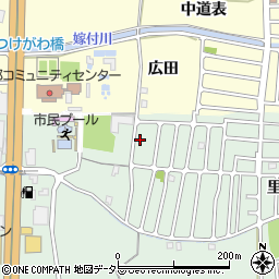 京都府城陽市久世里ノ西232周辺の地図