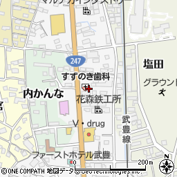 愛知県知多郡武豊町口田36周辺の地図