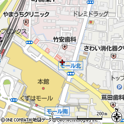 餃子の王将 楠葉店周辺の地図