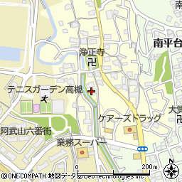 大阪府高槻市奈佐原元町34周辺の地図