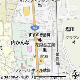 愛知県知多郡武豊町口田37周辺の地図