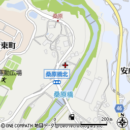 大阪府茨木市桑原389周辺の地図