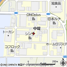 京都府八幡市上津屋中堤128周辺の地図