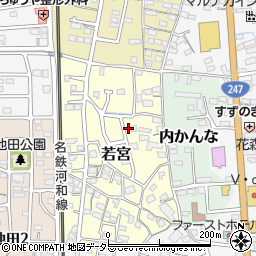 愛知県知多郡武豊町若宮124周辺の地図