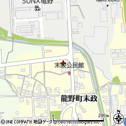 兵庫県たつの市龍野町末政75周辺の地図