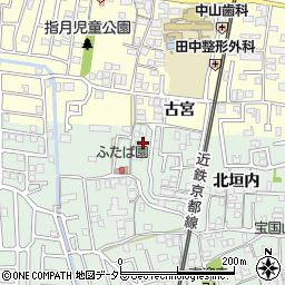 京都府城陽市久世北垣内73周辺の地図