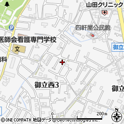 兵庫県姫路市御立西周辺の地図