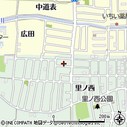 京都府城陽市久世里ノ西204周辺の地図