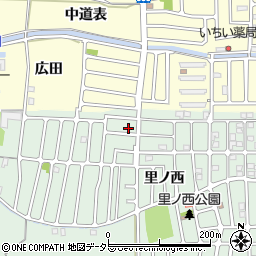 京都府城陽市久世里ノ西204-22周辺の地図