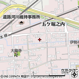 静岡県焼津市五ケ堀之内867-1周辺の地図