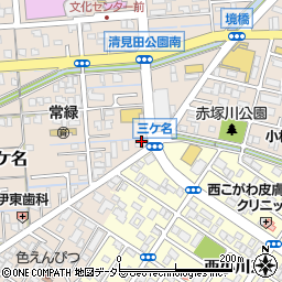 静岡県焼津市三ケ名1139周辺の地図