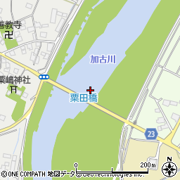 粟田橋周辺の地図