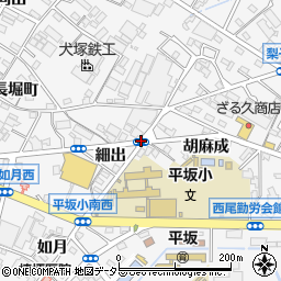 平坂小北周辺の地図