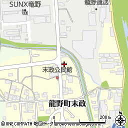 兵庫県たつの市龍野町末政85周辺の地図
