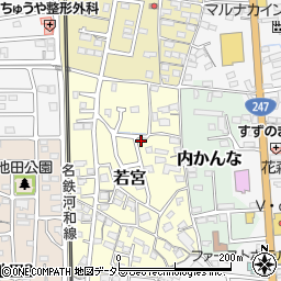 愛知県知多郡武豊町若宮104周辺の地図
