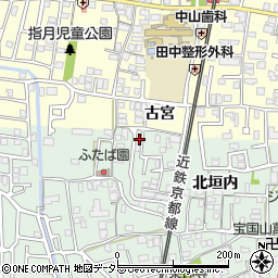 京都府城陽市久世北垣内70周辺の地図