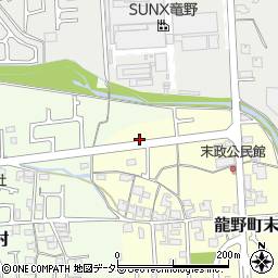 兵庫県たつの市龍野町末政15周辺の地図