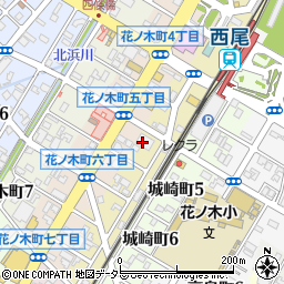 株式会社トヨタレンタリース名古屋　西尾駅前店周辺の地図