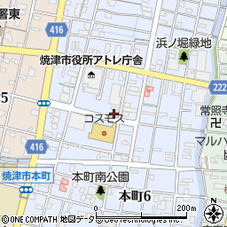 亀川そば店周辺の地図