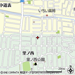 京都府城陽市久世里ノ西161-29周辺の地図