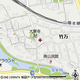 兵庫県赤穂郡上郡町竹万250周辺の地図