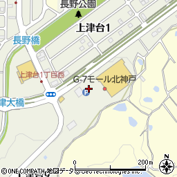 はま寿司神戸上津台店周辺の地図