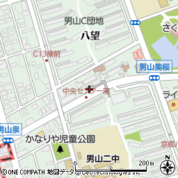八幡警察署男山交番周辺の地図